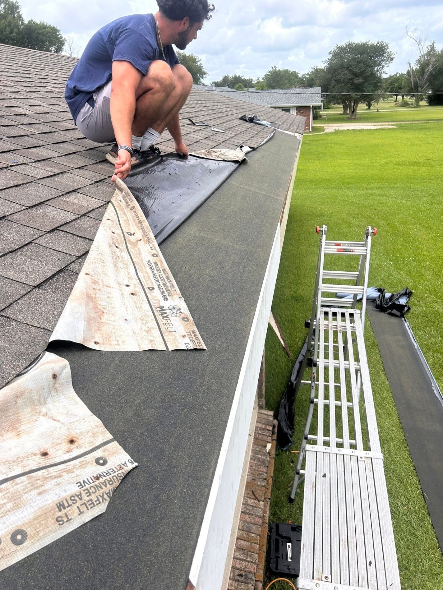 Roofing project by Alliance Roofing
