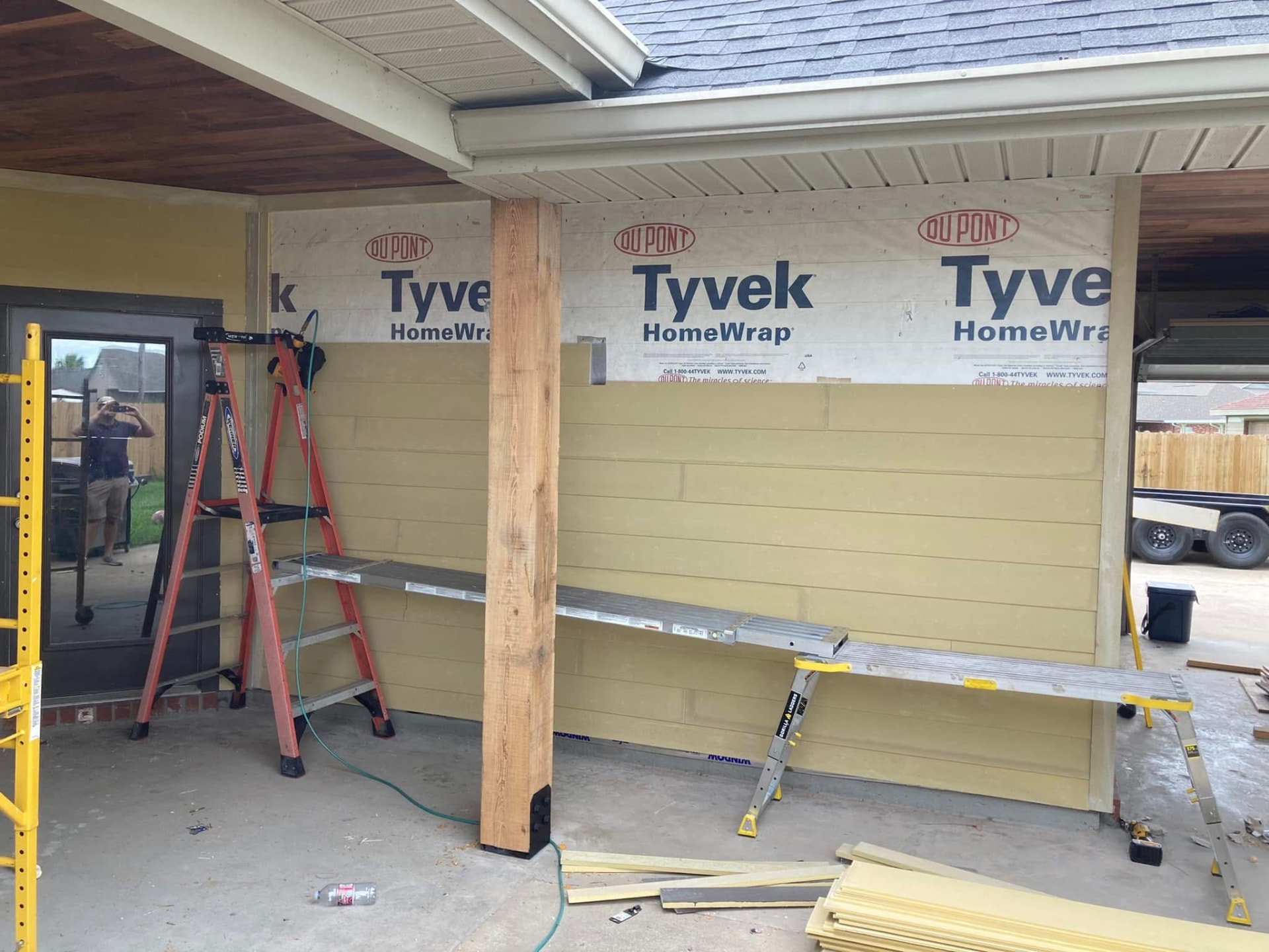 Exterior Siding & Column Wraps project by Alliance Roofing