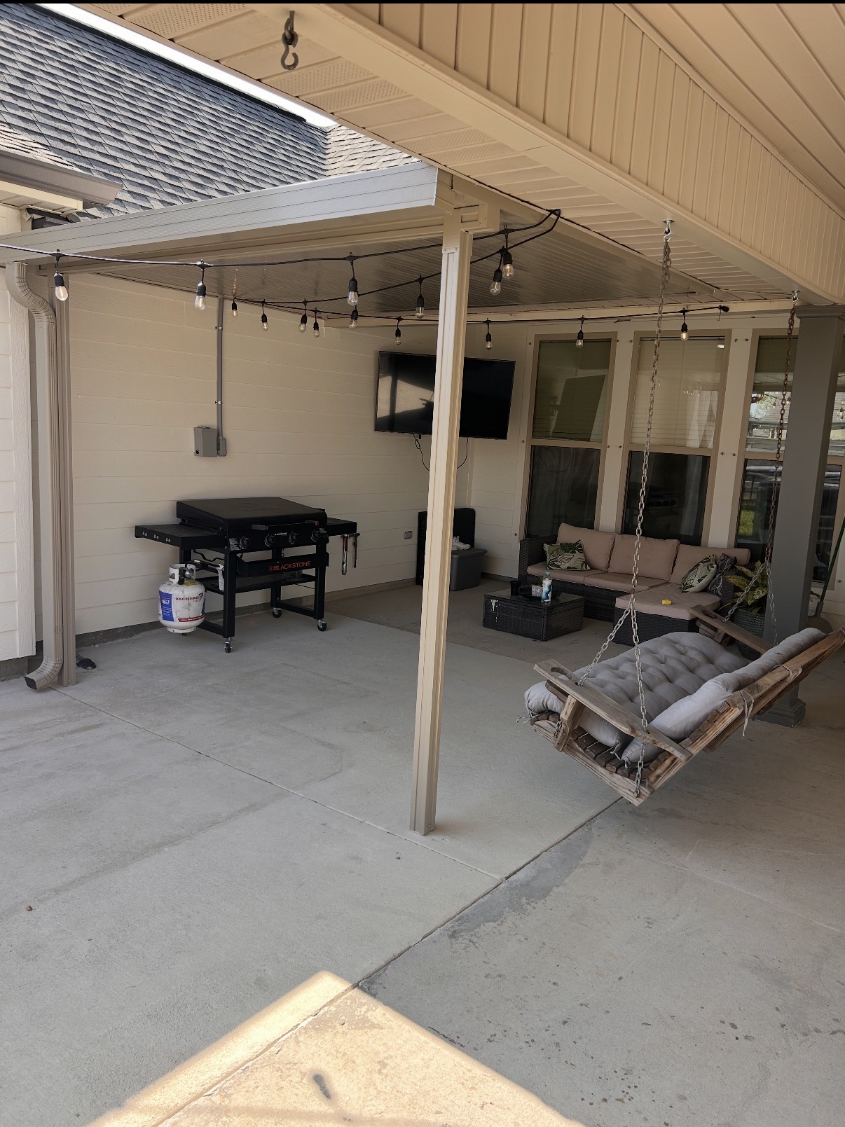 Aluminum Awnings project by Alliance Roofing